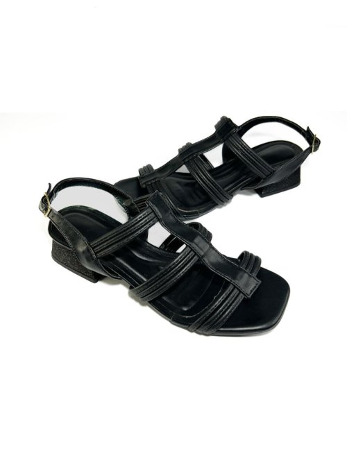 Sandália Salto 3 cm - Preto