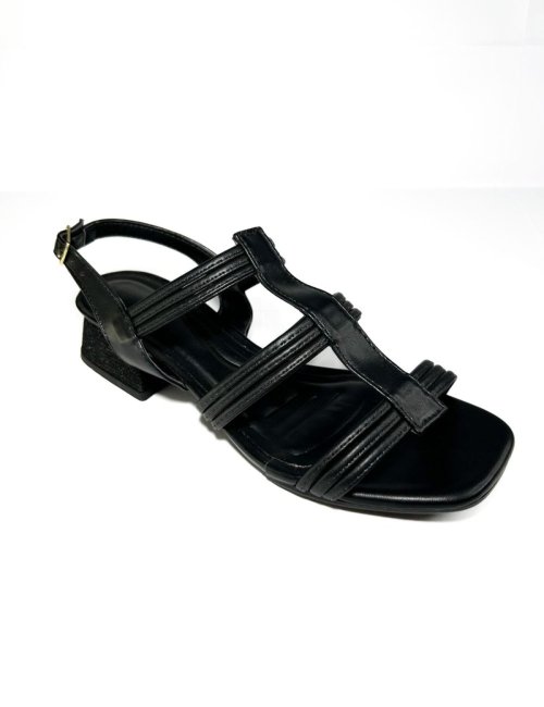 Sandália Salto 3 cm - Preto