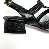 Sandália Salto 3 cm - Preto