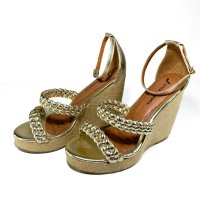 Ana Bela Tiras Trançadas - Dourada