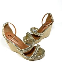 Ana Bela Tiras Trançadas - Dourada