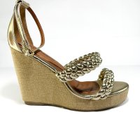 Ana Bela Tiras Trançadas - Dourada