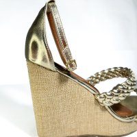 Ana Bela Tiras Trançadas - Dourada