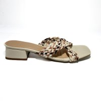 Tamanco Salto 3cm - Off White