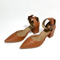 Scarpin Salto Bloco - Caramelo