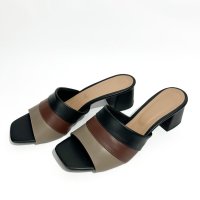 Tamanco Salto Bloco - Tricolor