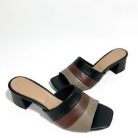 Tamanco Salto Bloco - Tricolor