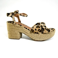 Sandália Meia Pata Aveludada – Onça